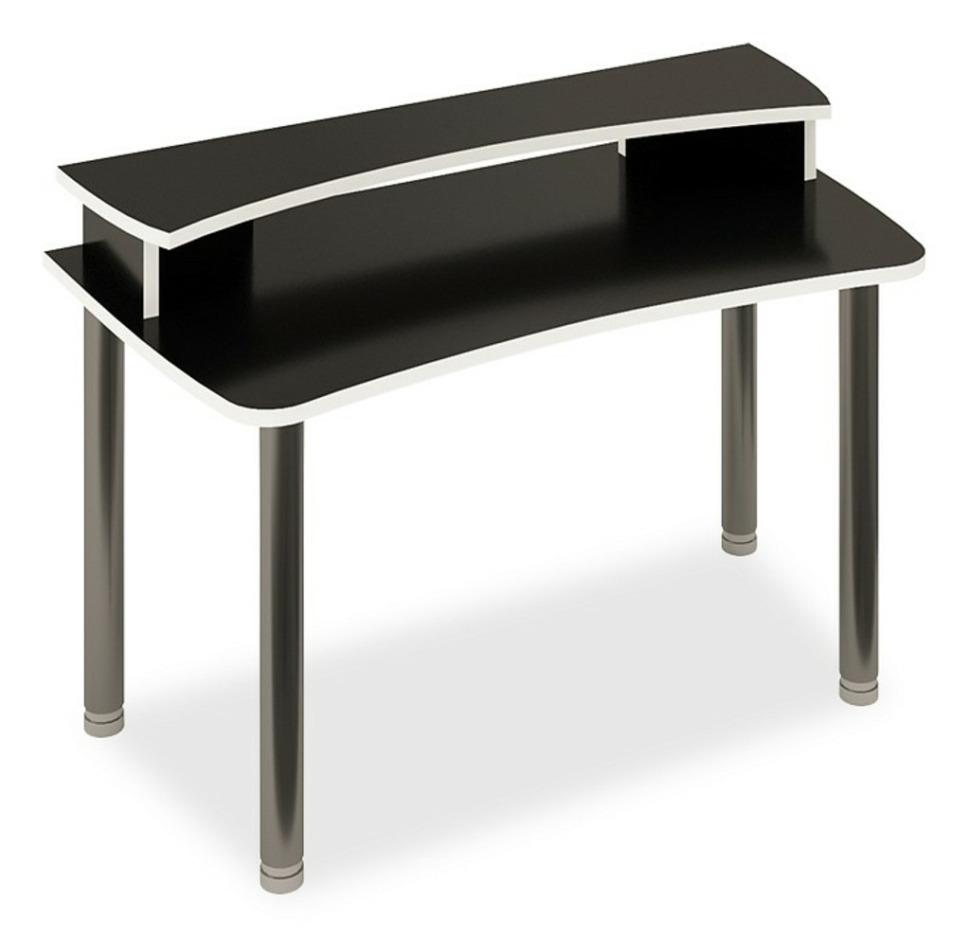 Фото Стол офисный Домино Lite СКЛ-Софт140МО+НКИЛ140 MER_SKL-Soft140MO-NKIL140-CHBE - интернет-магазин МегаТерем в Москве