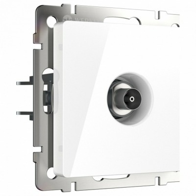 ТВ-розетка оконечная без рамки Werkel белый W1183001 WRK_a051107