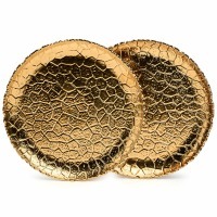 Набор тарелок обеденных lefard "charm" 2 шт. 26*2,5 см (золото) (779-353) 