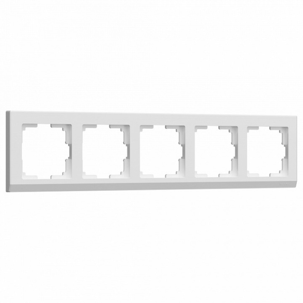 Фото Рамка на 5 постов Werkel Stark (белый) W0051801 WRK_a050911 - интернет-магазин МегаТерем в Москве