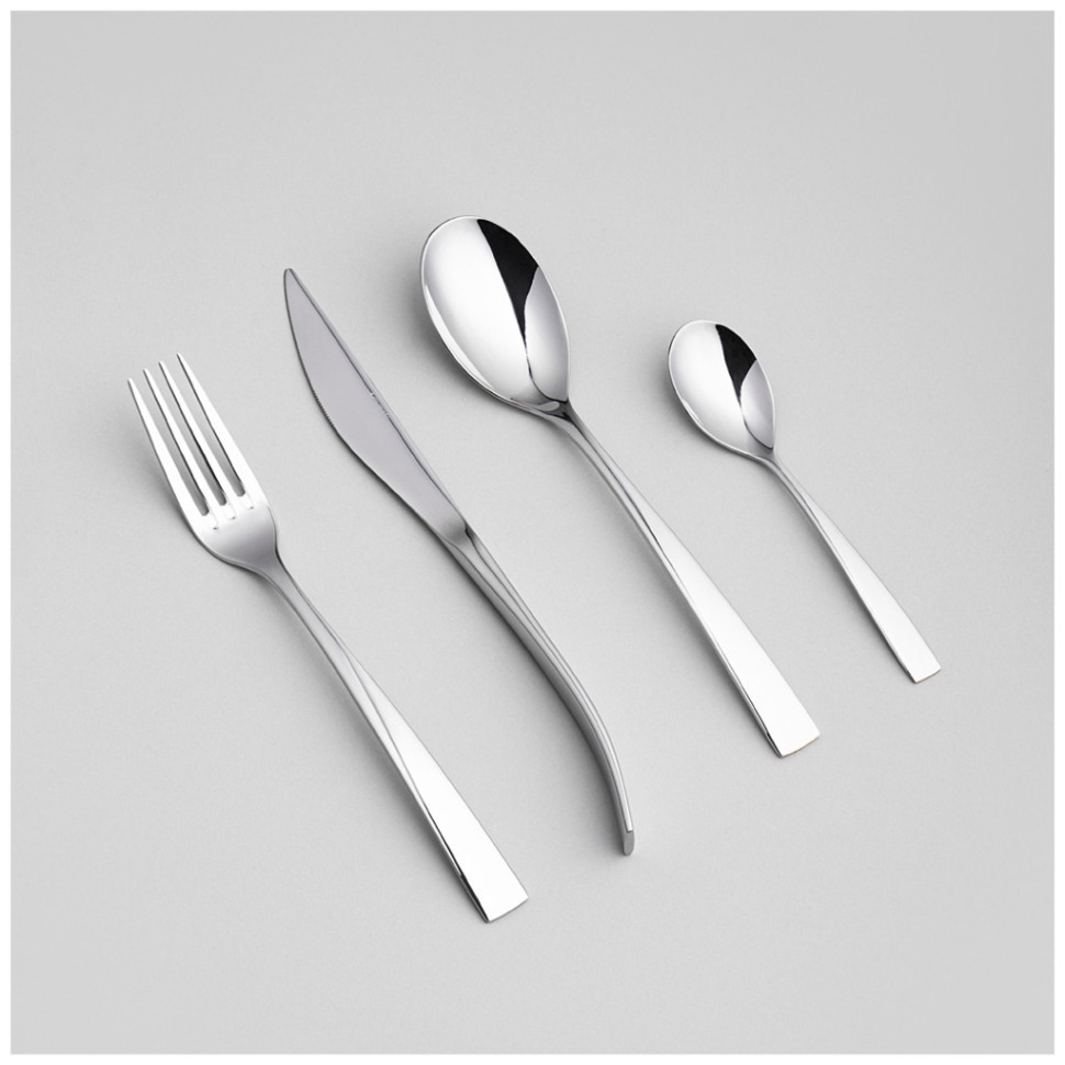 Фото Набор столовых приборов dolce agness 24 пр., сталь 18/10 (1000-025)  - интернет-магазин МегаТерем в Москве