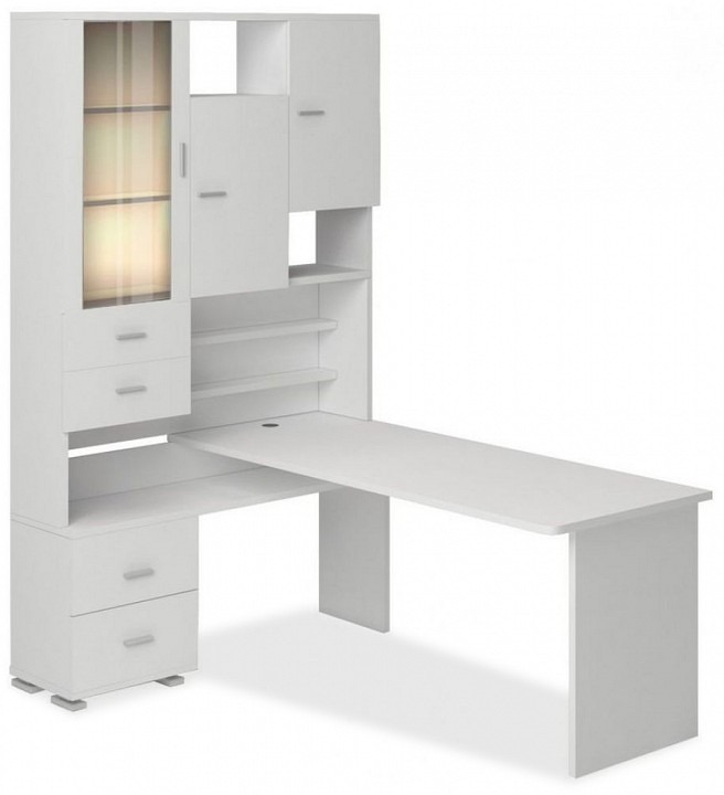 Фото Стол компьютерный Домино СР-620/180 MER_SR-620-180-BE-LEV - интернет-магазин МегаТерем в Москве