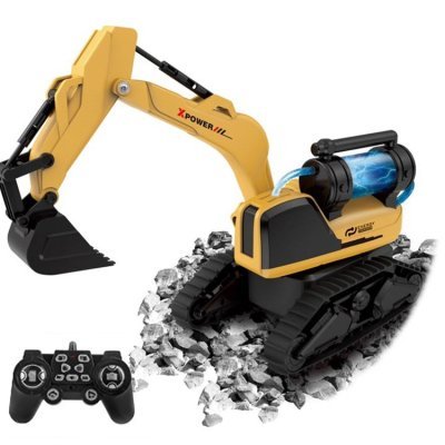 Радиоуправляемый экскаватор Le Neng Toys (эмуляция гидравлического привода, акб, звук) (LNT-F2)