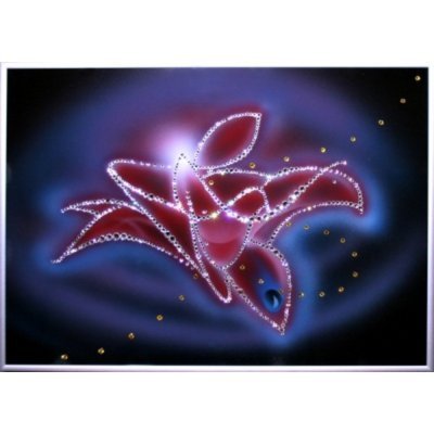 Картина Аленький цветочек с кристаллами Swarovski (1050)