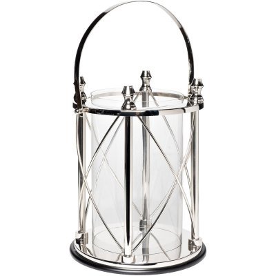 Подсвечник нерж. сталь/стек...