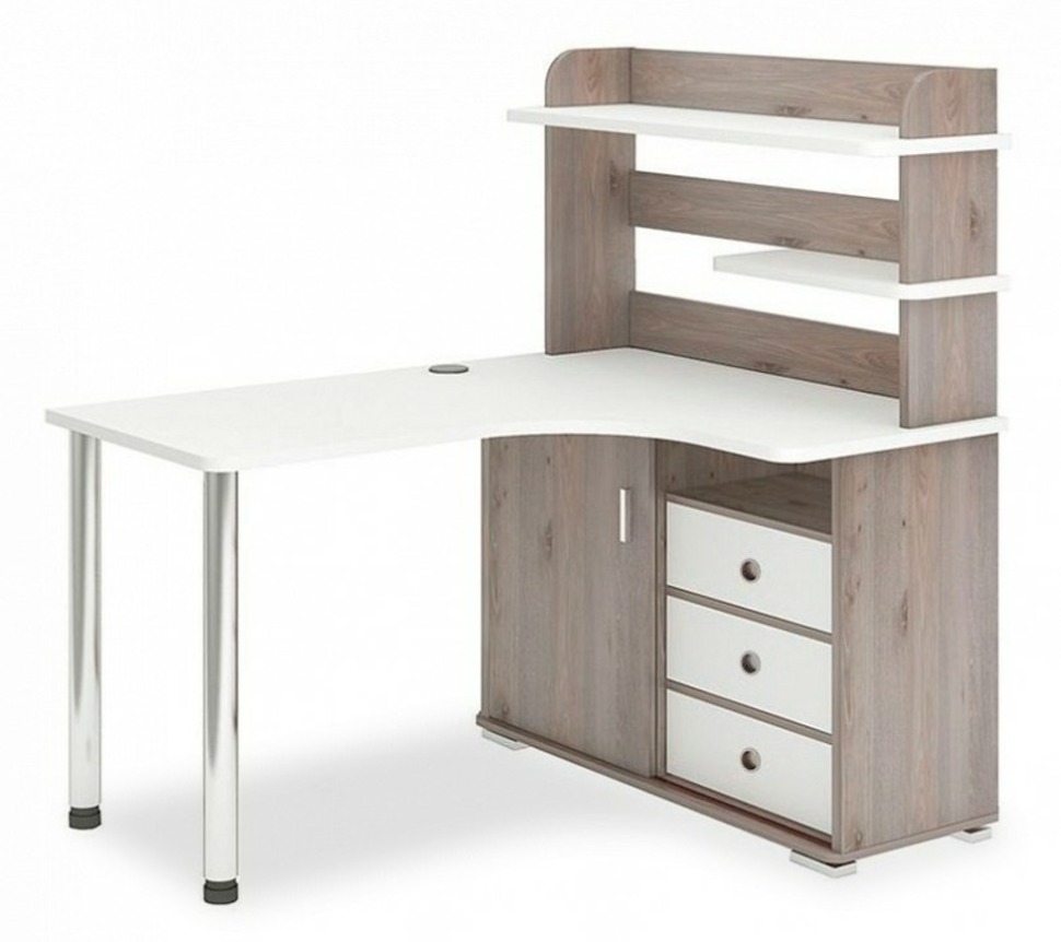 Фото Стол компьютерный Домино СР-145М MER_SR-145M-NBEBE-PRAV - интернет-магазин МегаТерем в Москве