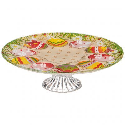 Блюдо на ножке для яиц  кол...