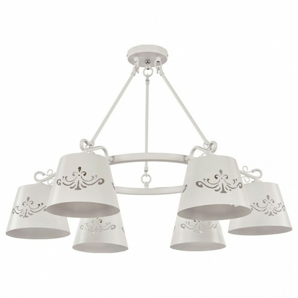 Фото Подвесная люстра Freya Aurora FR2259-PL-06-W MY_FR2259-PL-06-W - интернет-магазин МегаТерем в Москве