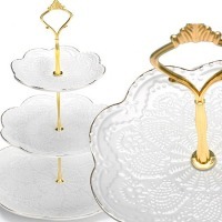Конфетница трехярусная LORAINE (26513)