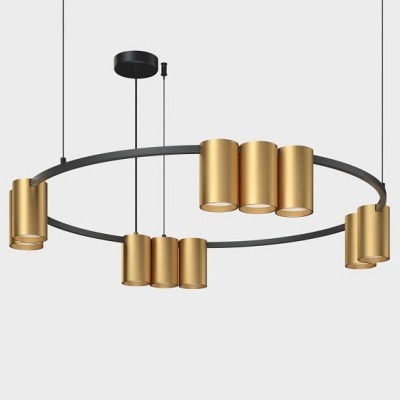 Подвесная люстра Denkirs Orbit DK4065-BK+SG DK_DK4065-BK_SG