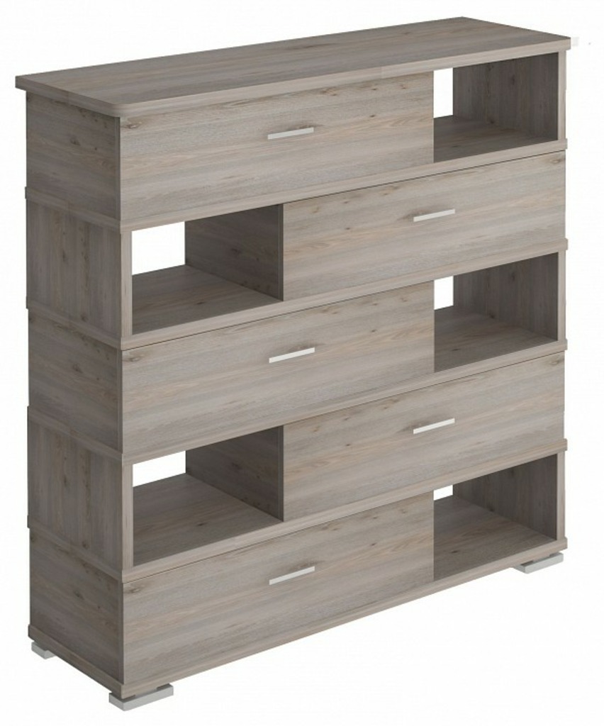 Фото Тумба комбинированная Домино СБ-40/5-ПВК MER_SB-40-5-PVK-zakruglenaya-N - интернет-магазин МегаТерем в Москве