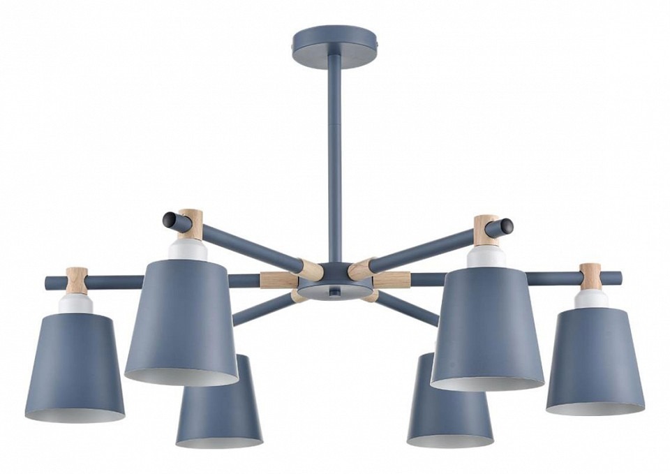 Фото Люстра на штанге Lumion Rosalina 8098/6C LMN_8098_6C - интернет-магазин МегаТерем в Москве