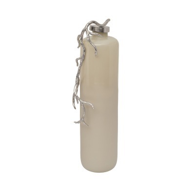 Ваза стеклянная с металлич....