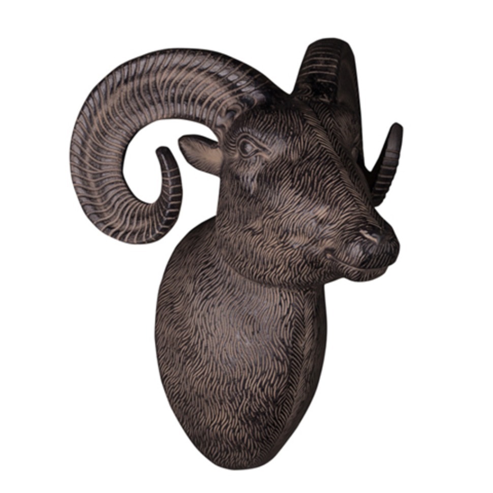 Фото Голова барана 4457, металл, mixed, ROOMERS FURNITURE - интернет-магазин МегаТерем в Москве