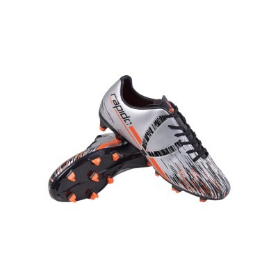 БЕЗ УПАКОВКИ Бутсы футбольные JÖGEL Rapido FG Silver/black (2134143)