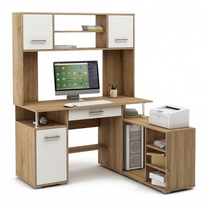 Стол письменный Амбер-22Я MAS_KSAM-22YA-DSB