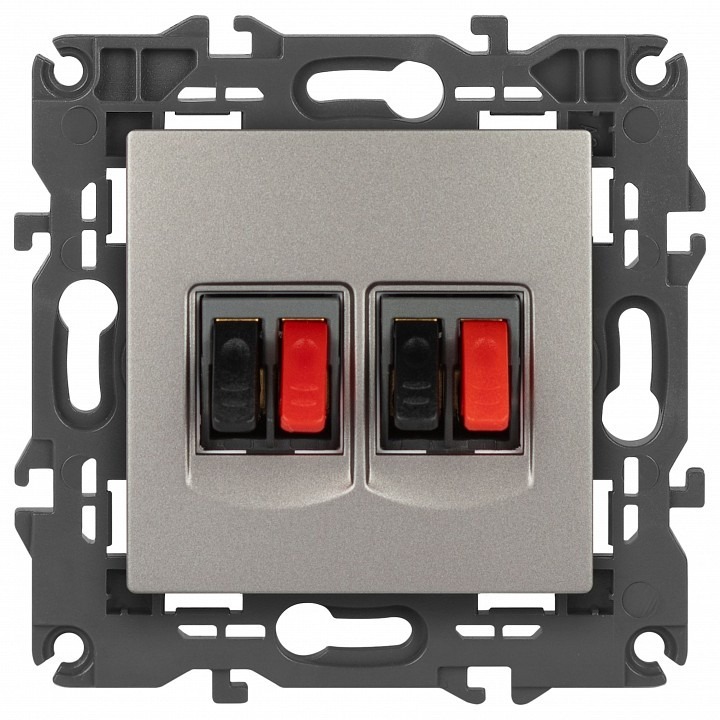 Фото Розетка акустическая без рамки Эра Эра Elegance 14-3112-16 ER_B0065774 - интернет-магазин МегаТерем в Москве