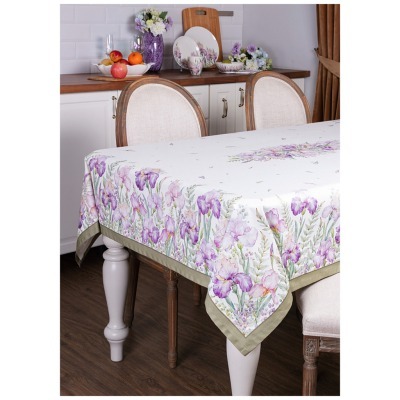 Скатерть ирисы 140х180см ,б...