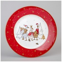 Тарелка закусочная lefard "family christmas" 20 см (425-159) 