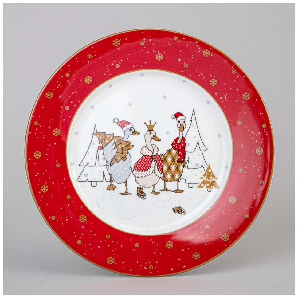 Фото Тарелка закусочная lefard family christmas 20 см (425-159)  - интернет-магазин МегаТерем в Москве