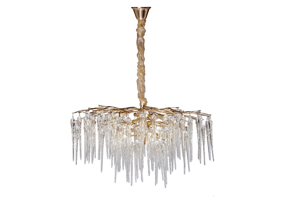 Фото Люстра Primavera d80 см, металл цвет золото (TT-00012899) - интернет-магазин МегаТерем в Москве