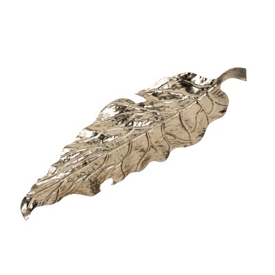 Тарелка декор. Лист цвет зо...