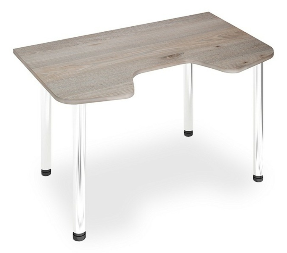 Фото Стол офисный Домино Лайт СКЛ-Игр140МО MER_SKL-Igr140MO_N - интернет-магазин МегаТерем в Москве