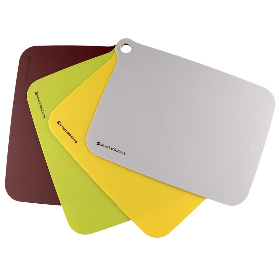 Фото Набор из 4-х разделочных досок color cooking, 38,5х28 см (76791) - интернет-магазин МегаТерем в Москве