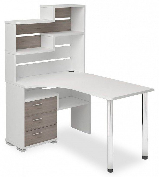 Фото Стол компьютерный Домино СР-132-140 MER_SR-132-140-BEN-LEV - интернет-магазин МегаТерем в Москве