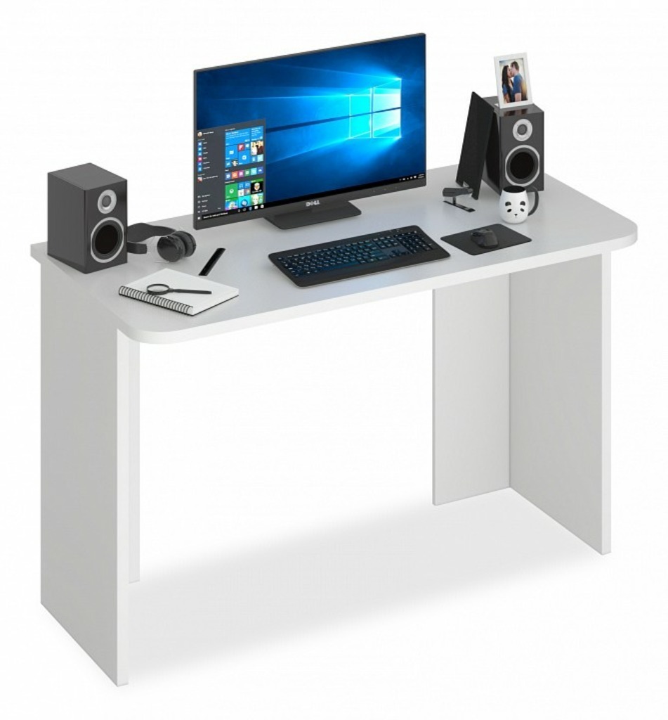 Фото Стол офисный Домино Lite СКЛ-Прям120Р MER_SKL-Pryam120Rbez_tumby_BE - интернет-магазин МегаТерем в Москве