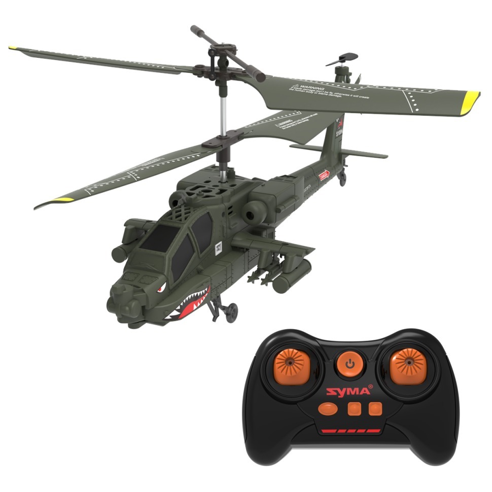 Фото Радиоуправляемый вертолет Apache AH-64 (SYMA-S109H) - интернет-магазин МегаТерем в Москве