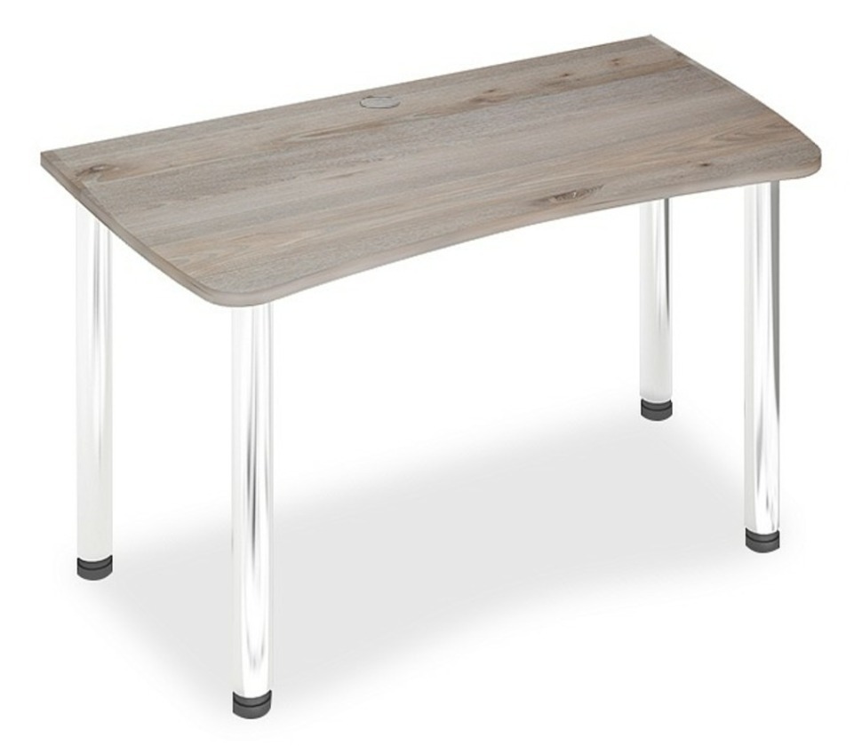 Фото Стол офисный Домино Лайт СКЛ-Софт140МО MER_SKL-Soft140MO_N - интернет-магазин МегаТерем в Москве