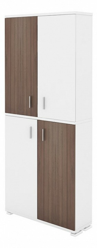 Фото Шкаф книжный Домино ПУ-30-3 MER_PU-30-3_BESH - интернет-магазин МегаТерем в Москве