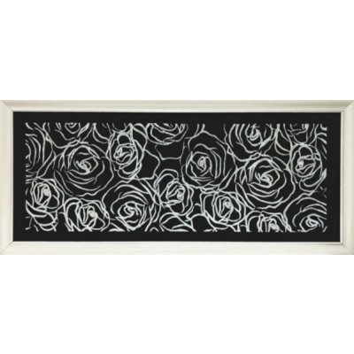 Картина Розы с кристаллами ...