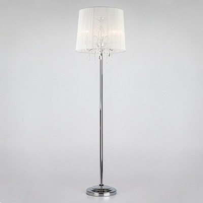 Торшер Eurosvet Allata 2045/3F хром/белый  торшер EV_46063