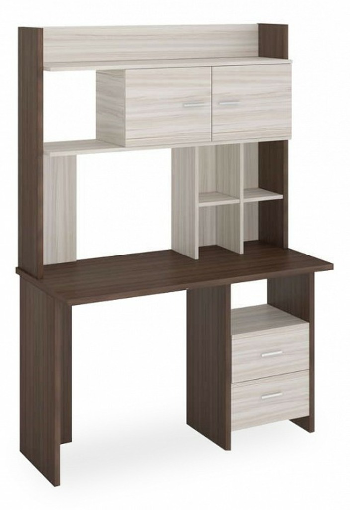 Фото Стол компьютерный Домино Lite СКЛ-Прям120+НКЛХ-120 MER_SKL-Pryam120-NKLH-120_SHK - интернет-магазин МегаТерем в Москве