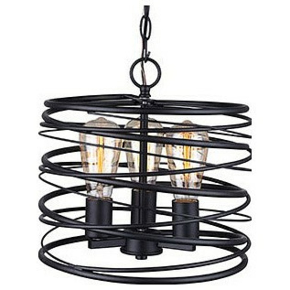 Фото Подвесной светильник TopLight Carol TL1187H-03BK TPL_TL1187H-03BK - интернет-магазин МегаТерем в Москве