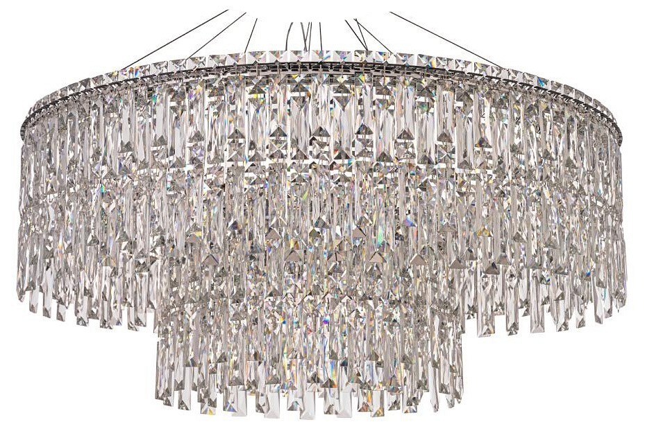 Фото Подвесная люстра Arti Lampadari Ovindoli Nickel Ovindoli L 1.5.80+40.100 N AL_Ovindoli_L_1.5.80_40.100_N - интернет-магазин МегаТерем в Москве