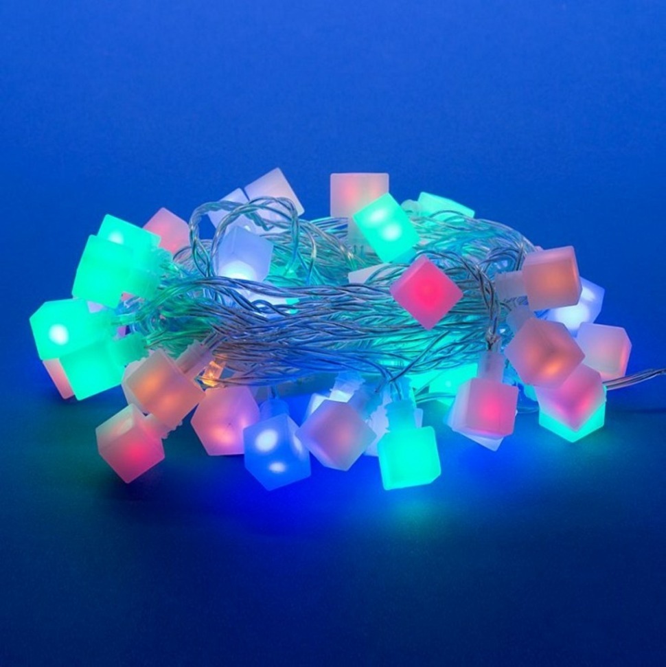 Фото Гирлянда с насадками Uniel Кубики 07932 UL_07932 - интернет-магазин МегаТерем в Москве