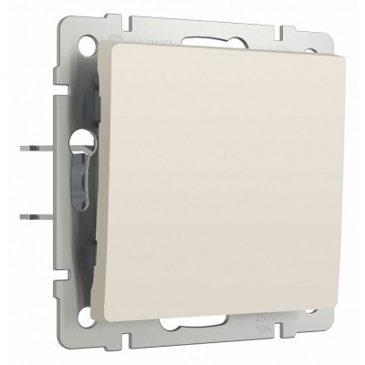 Выключатель проходной одноклавишный Werkel айвори матовый W1112062 WRK_a059278