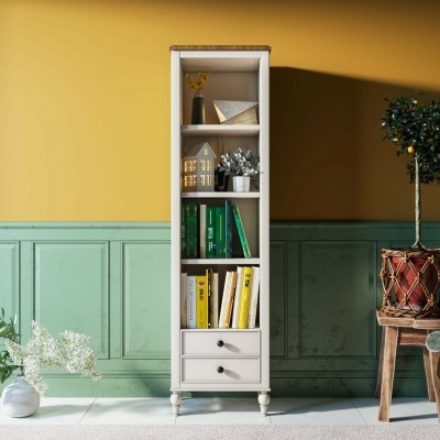 Узкий стеллаж Odri с ящикам...