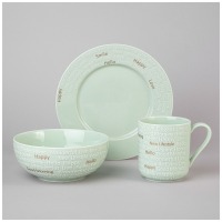 Набор для завтрака lefard "good morning" 3 пр. мятный (42-537) 
