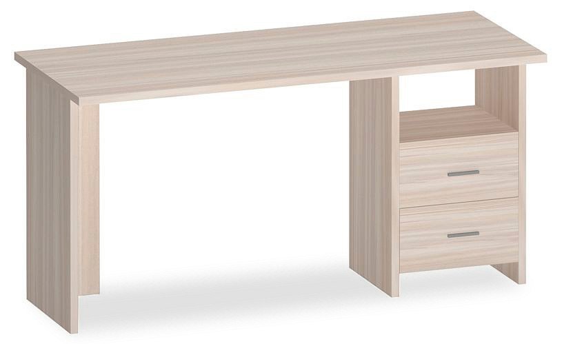 Фото Стол письменный Домино Lite СКЛ-Прям150 MER_SKL-Pryam150_K - интернет-магазин МегаТерем в Москве