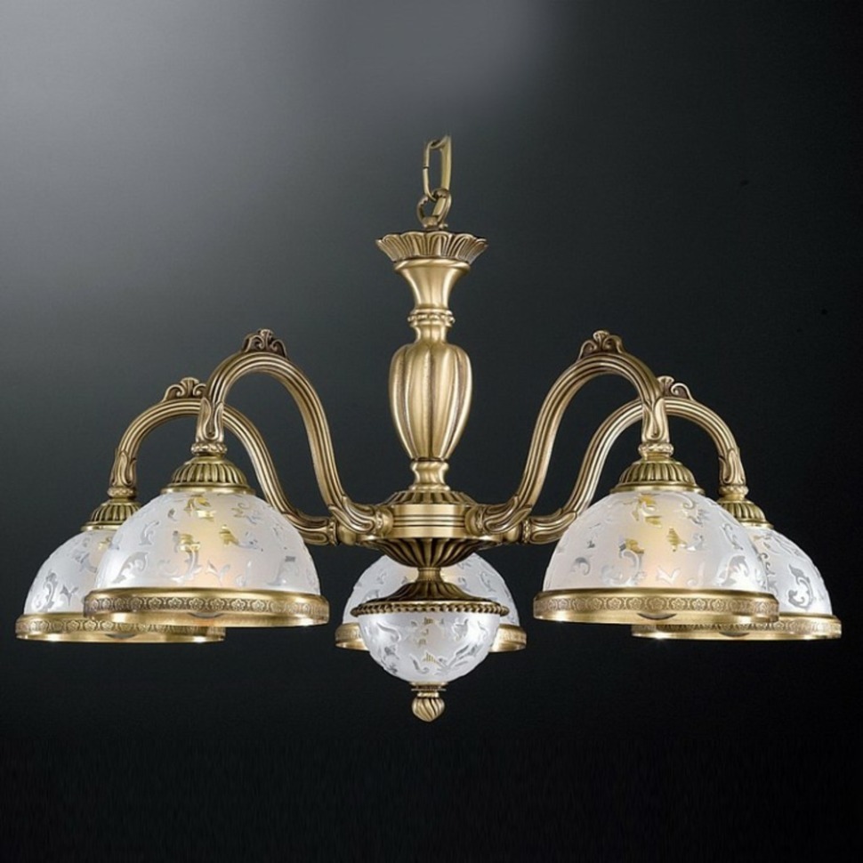 Фото Подвесная люстра Reccagni Angelo 6202 L 6202/5 RA_L_6202_5 - интернет-магазин МегаТерем в Москве