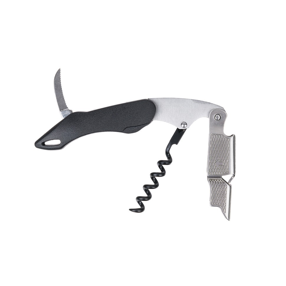 Фото Штопор рычажный 3в1 black HJ-LC08 - интернет-магазин МегаТерем в Москве