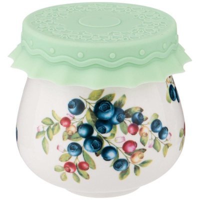 Баночка с силиконовой крышкой lefard "голубика" 180 мл (359-313) 