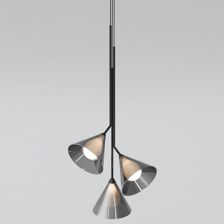 Фото Подвесная люстра Eurosvet Enigma 70161/3 черный EV_a069050 - интернет-магазин МегаТерем в Москве