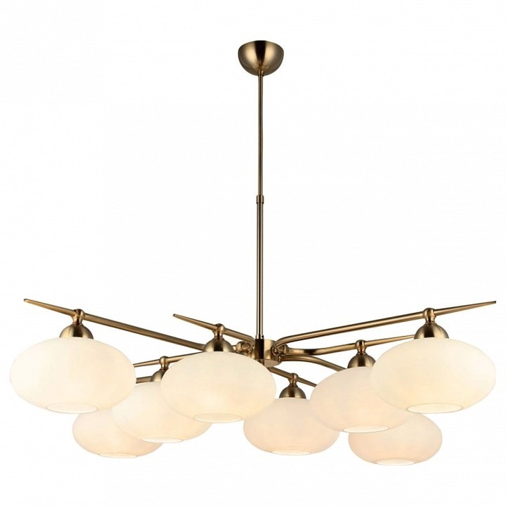 Фото Люстра на штанге Imex MD.8869 MD.8869-8-P-TBS IMX_MD.8869-8-P-TBS - интернет-магазин МегаТерем в Москве