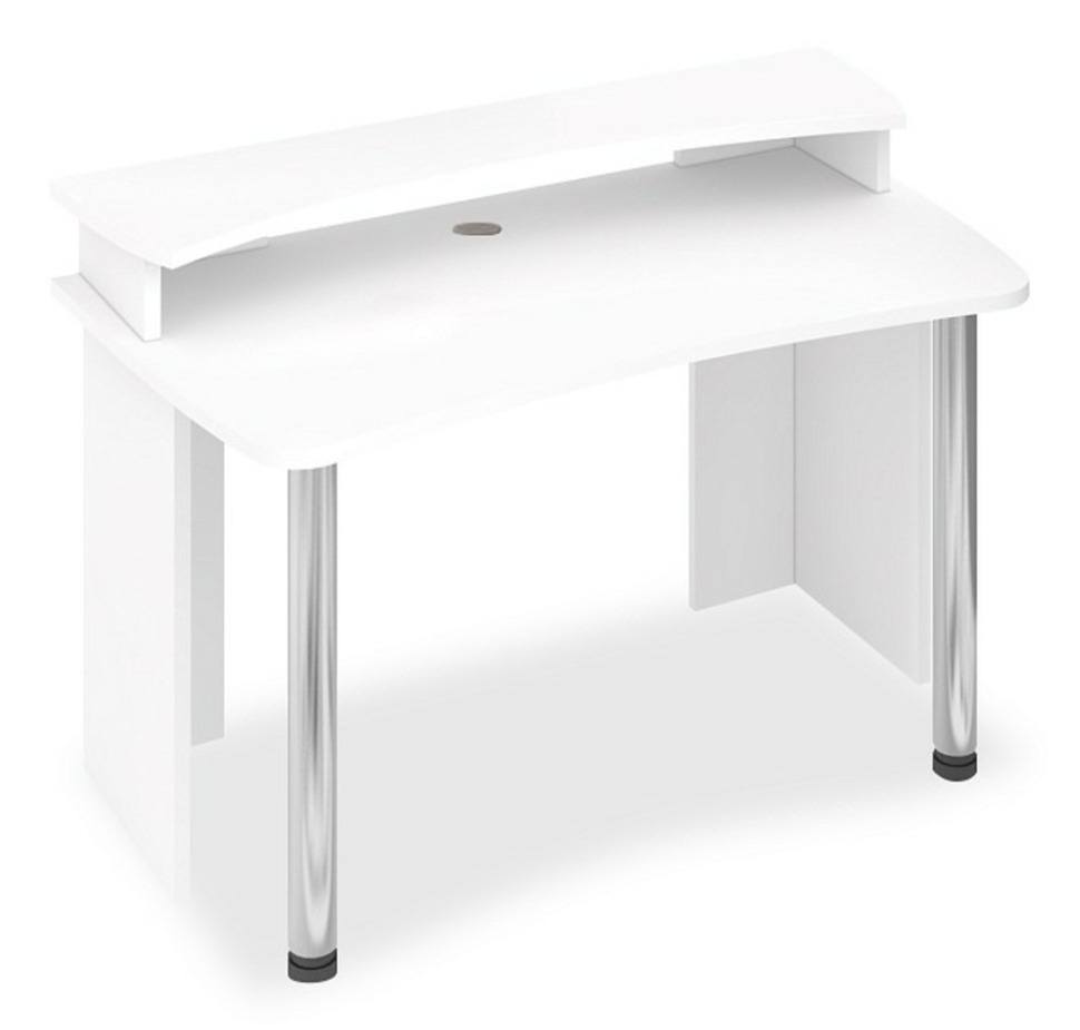 Фото Стол компьютерный Домино Лайт СКЛ-Софт140+НКИЛ140 MER_SKL-Soft140-NKIL140_BE - интернет-магазин МегаТерем в Москве