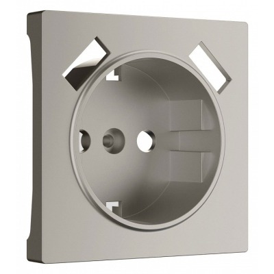 Накладка для розетки с заземлением и 2хUSB Werkel дымчатый W1279504 WRK_a069466